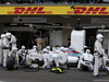 GP MESSICO, 30.10.2016 - Gara, Pit stop, Valtteri Bottas (FIN) Williams FW38