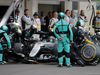 GP MESSICO, 30.10.2016 - Gara, Pit stop, Nico Rosberg (GER) Mercedes AMG F1 W07 Hybrid