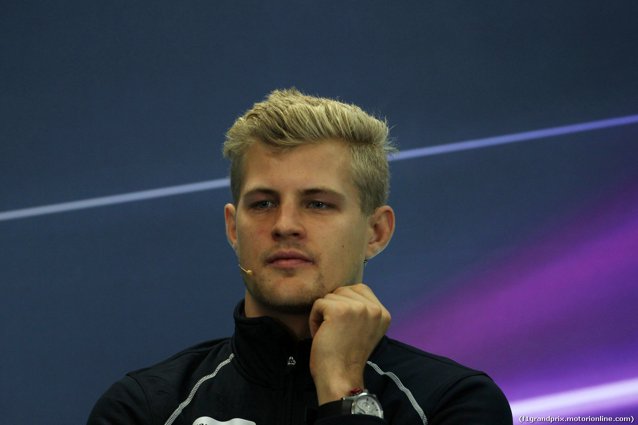 GP MESSICO, 27.10.2016 - Conferenza Stampa, Marcus Ericsson (SUE) Sauber C34