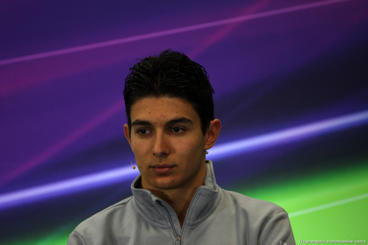 GP MESSICO, 27.10.2016 - Conferenza Stampa, Esteban Ocon (FRA) Manor Racing MRT05