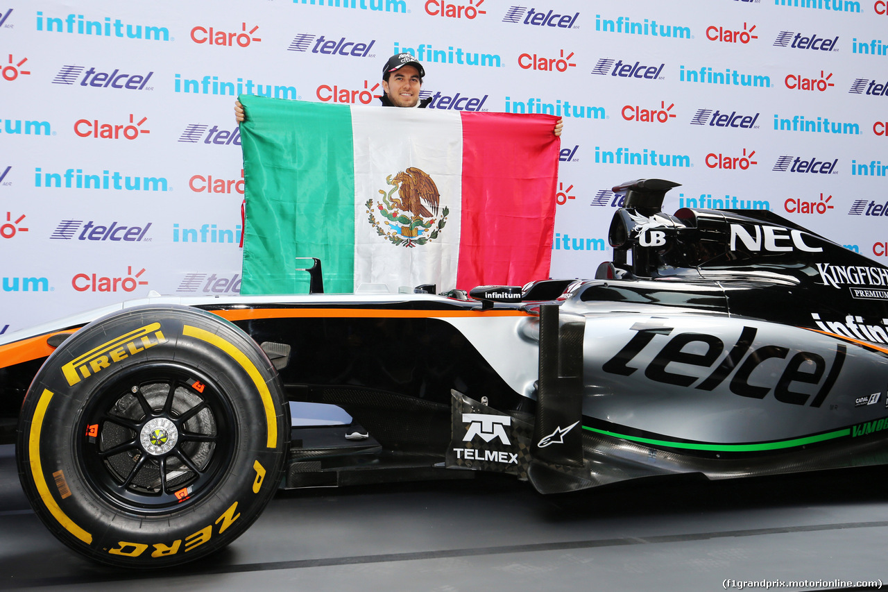 GP MESSICO, Sergio Perez (MEX) Sahara Force India F1.
26.10.2016.