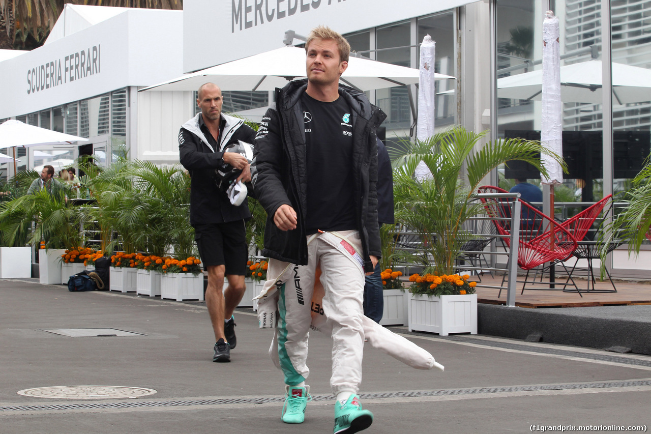 GP MESSICO, 27.10.2016 - Nico Rosberg (GER) Mercedes AMG F1 W07 Hybrid