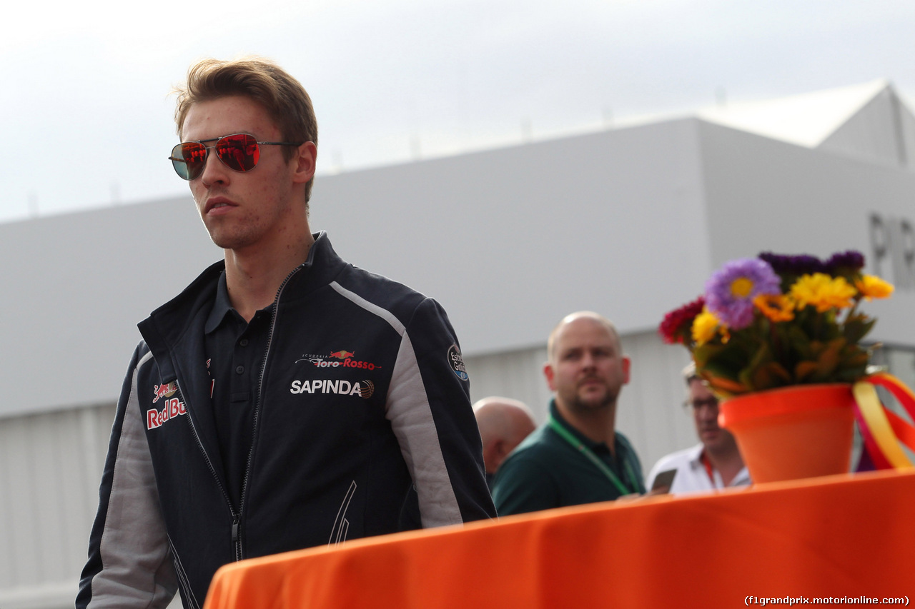 GP MESSICO, 27.10.2016 - Daniil Kvyat (RUS) Scuderia Toro Rosso STR11
