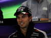 GP MESSICO, 27.10.2016 - Conferenza Stampa, Sergio Perez (MEX) Sahara Force India F1 VJM09