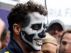 GP MESSICO, 27.10.2016 - Daniel Ricciardo (AUS) Red Bull Racing with Halloween themed face paint