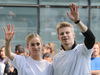 GP MESSICO, (L to R): Carmen Jorda (ESP) Renault Sport F1 Team Development Driver e Nico Hulkenberg (GER) Sahara Force India F1 at a charity football match.
Mexican Grand Prix, Wednesday 26th October 2016. Mexico City, Mexico.
26.10.2016.