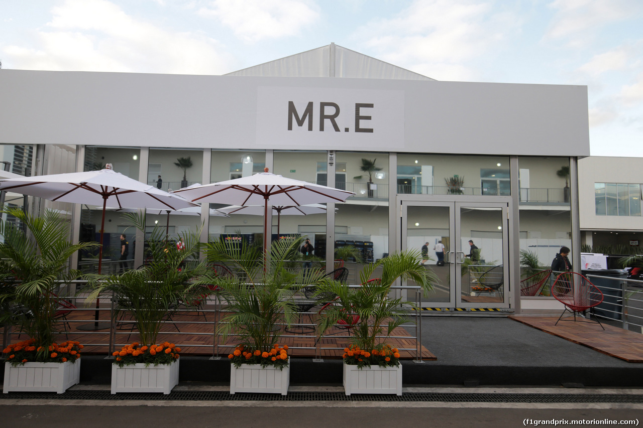 GP MESSICO, 29.10.2016 - FOM hospitality renamed Mr. E for Bernie Ecclestone (GBR).