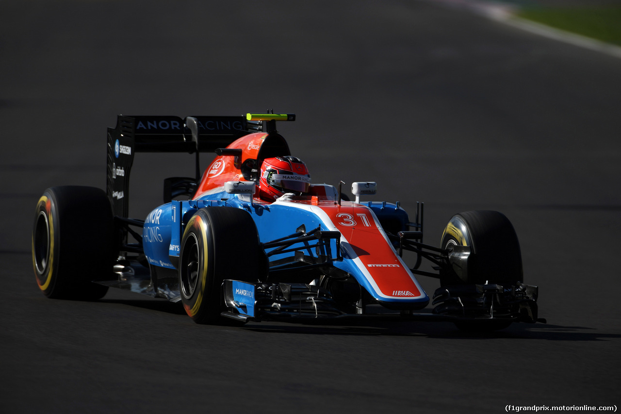 GP MESSICO, 29.10.2016 - Prove Libere 3, Esteban Ocon (FRA) Manor Racing MRT05