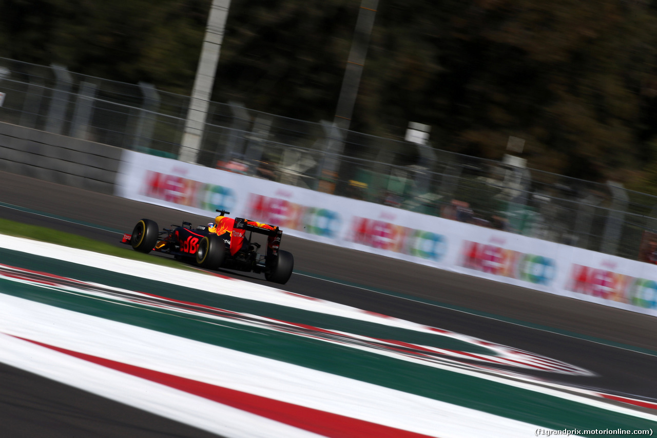 GP MESSICO, 29.10.2016 - Prove Libere 3, Daniel Ricciardo (AUS) Red Bull Racing RB12