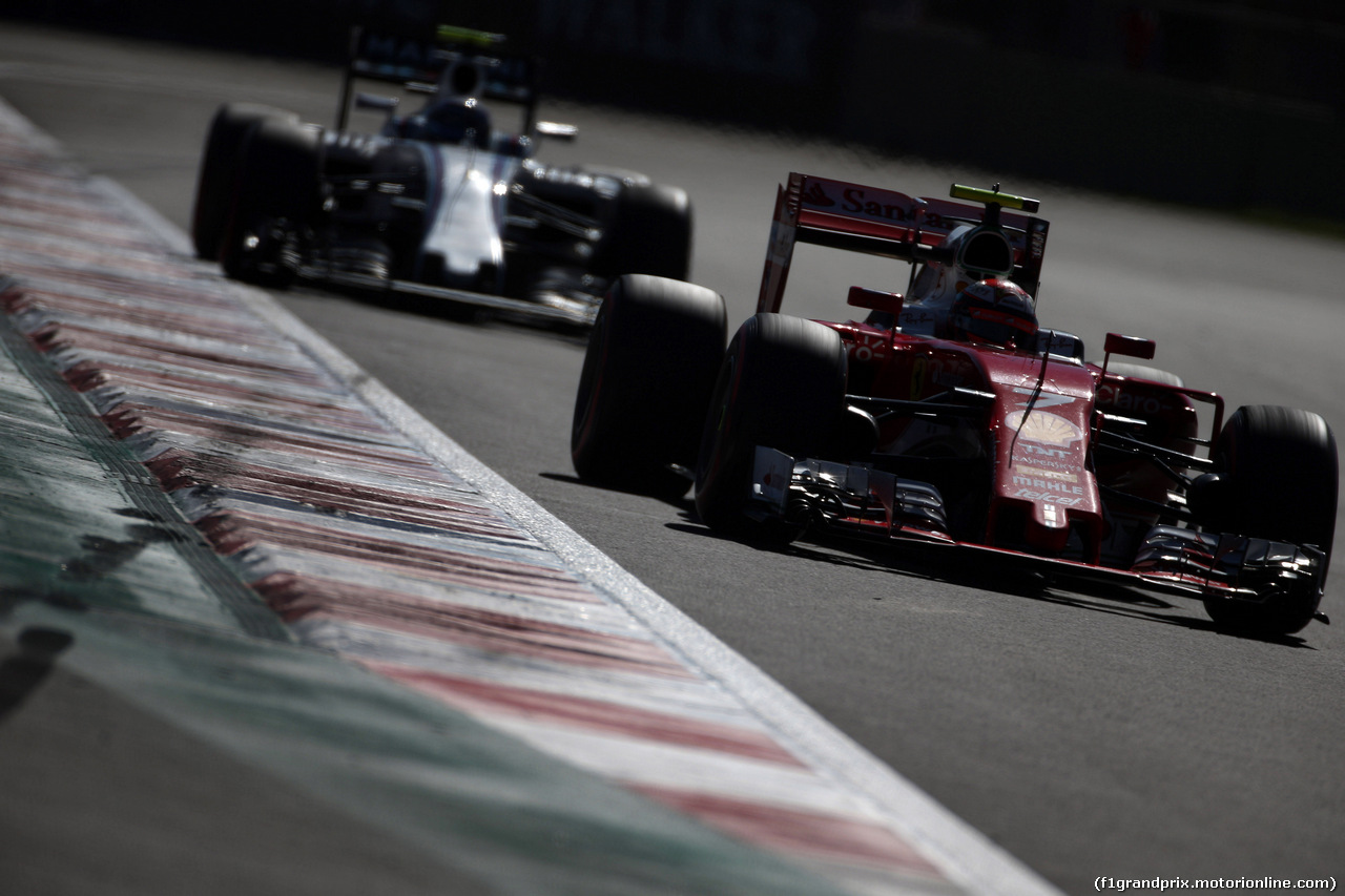 GP MESSICO, 29.10.2016 - Prove Libere 3, Kimi Raikkonen (FIN) Ferrari SF16-H