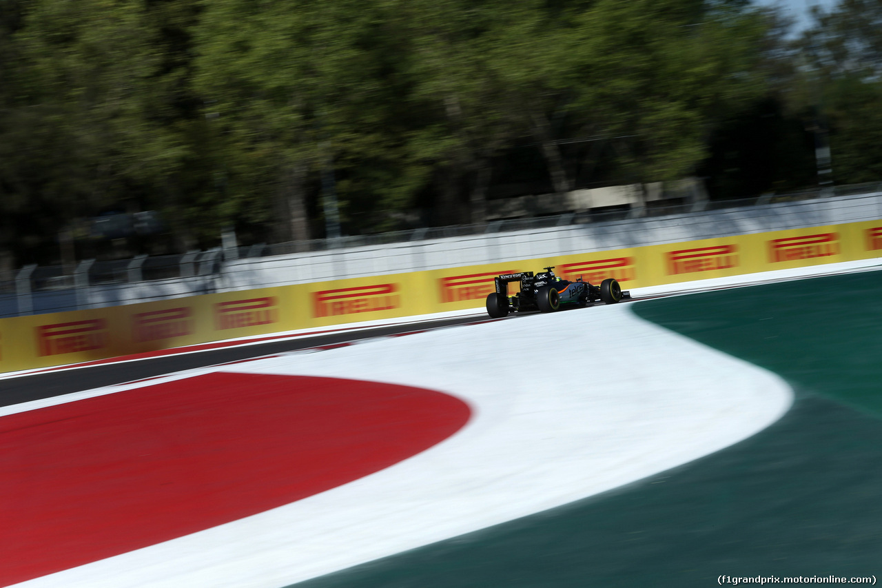GP MESSICO, 29.10.2016 - Prove Libere 3, Nico Hulkenberg (GER) Sahara Force India F1 VJM09