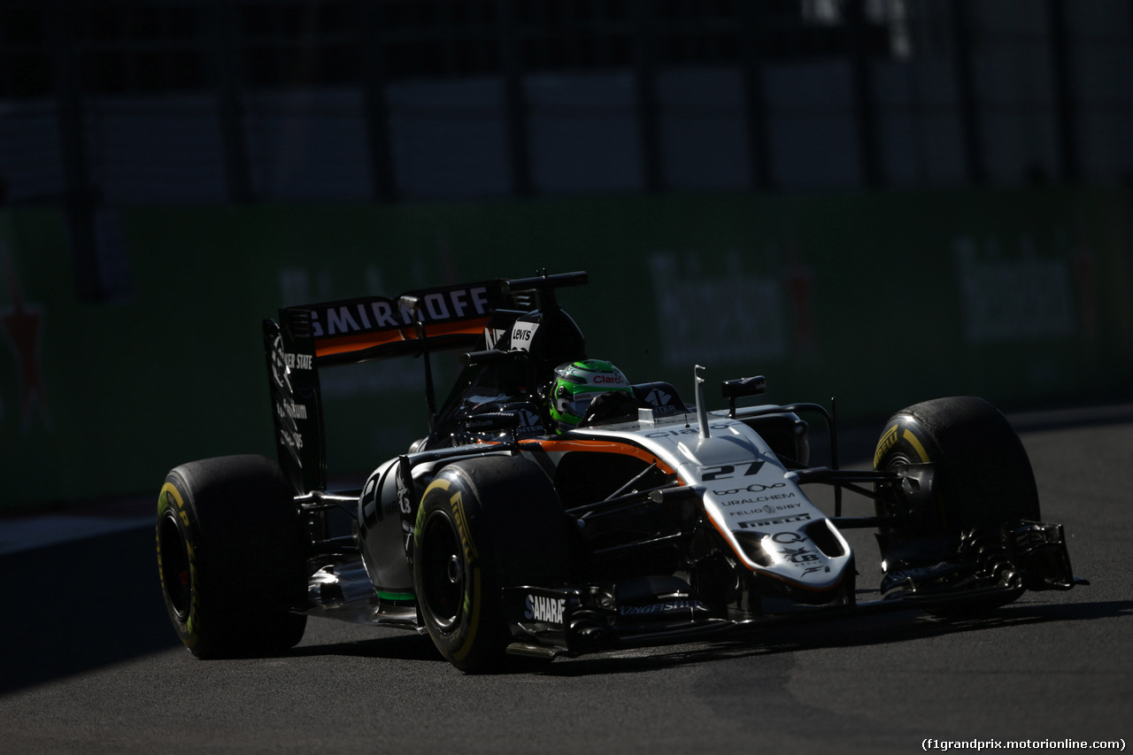 GP MESSICO, 29.10.2016 - Prove Libere 3, Nico Hulkenberg (GER) Sahara Force India F1 VJM09