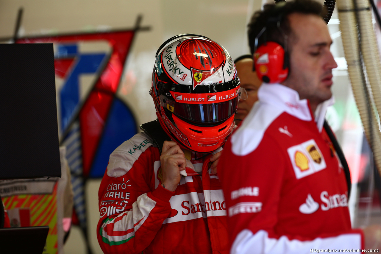 GP MESSICO, 29.10.2016 - Prove Libere 3, Kimi Raikkonen (FIN) Ferrari SF16-H