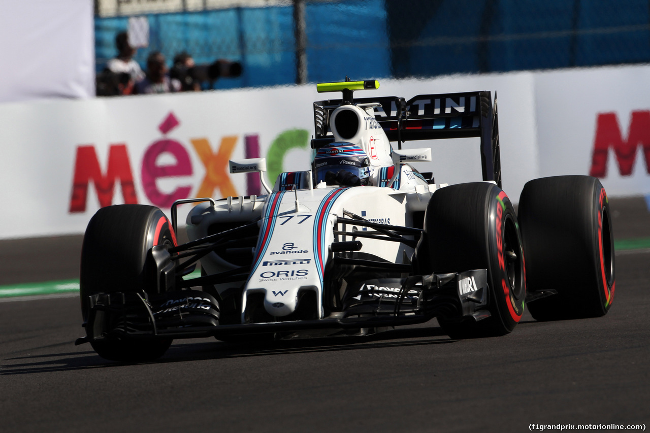 GP MESSICO, 29.10.2016 - Prove Libere 3, Valtteri Bottas (FIN) Williams FW38