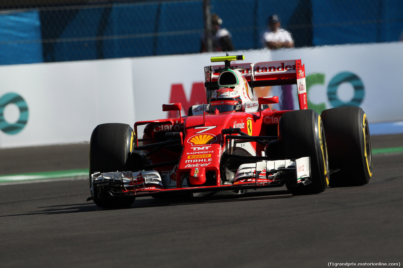 GP MESSICO, 29.10.2016 - Prove Libere 3, Kimi Raikkonen (FIN) Ferrari SF16-H
