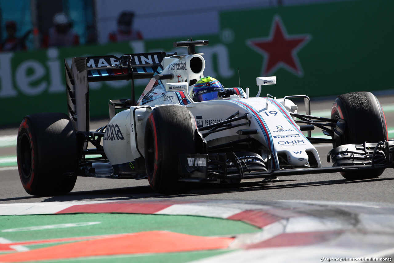 GP MESSICO, 29.10.2016 - Prove Libere 3, Felipe Massa (BRA) Williams FW38
