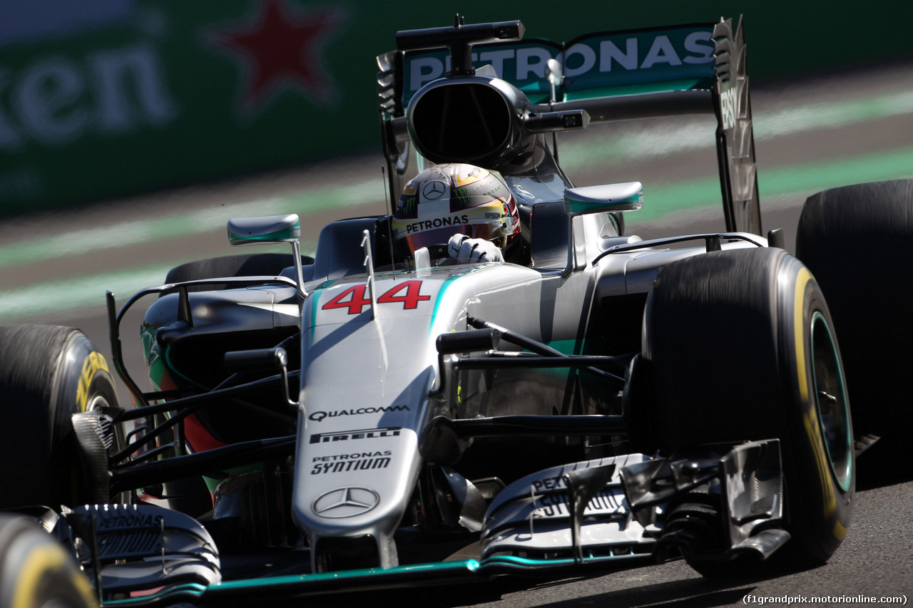 GP MESSICO, 29.10.2016 - Prove Libere 3, Lewis Hamilton (GBR) Mercedes AMG F1 W07 Hybrid