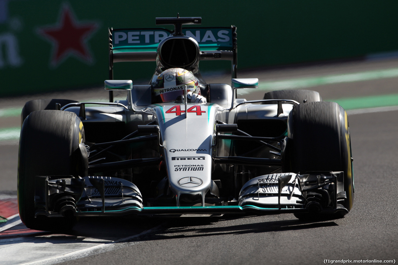 GP MESSICO, 29.10.2016 - Prove Libere 3, Lewis Hamilton (GBR) Mercedes AMG F1 W07 Hybrid