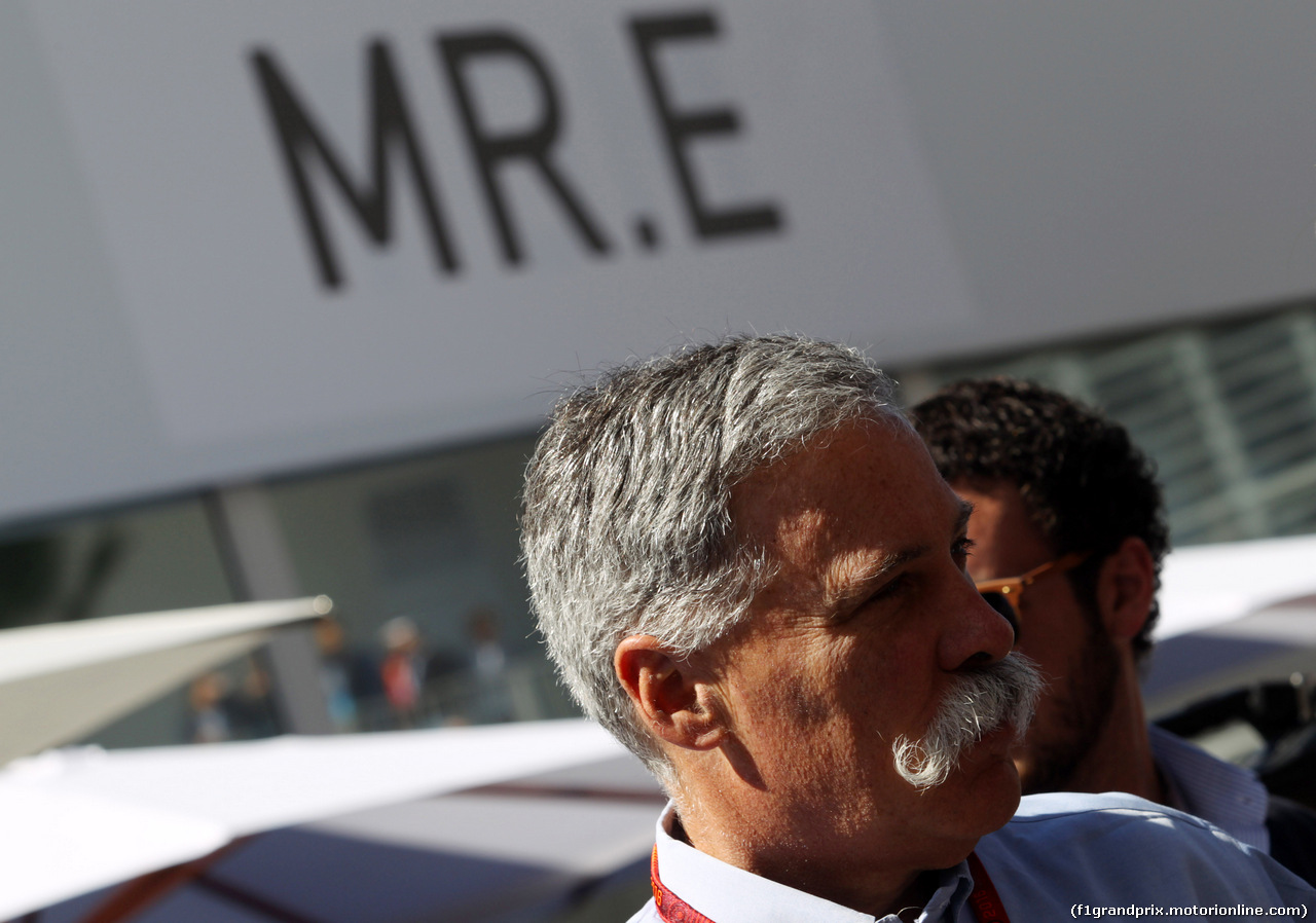 GP MESSICO, 29.10.2016 - Prove Libere 3, Chase Carey (USA) Formula One Group Chairman