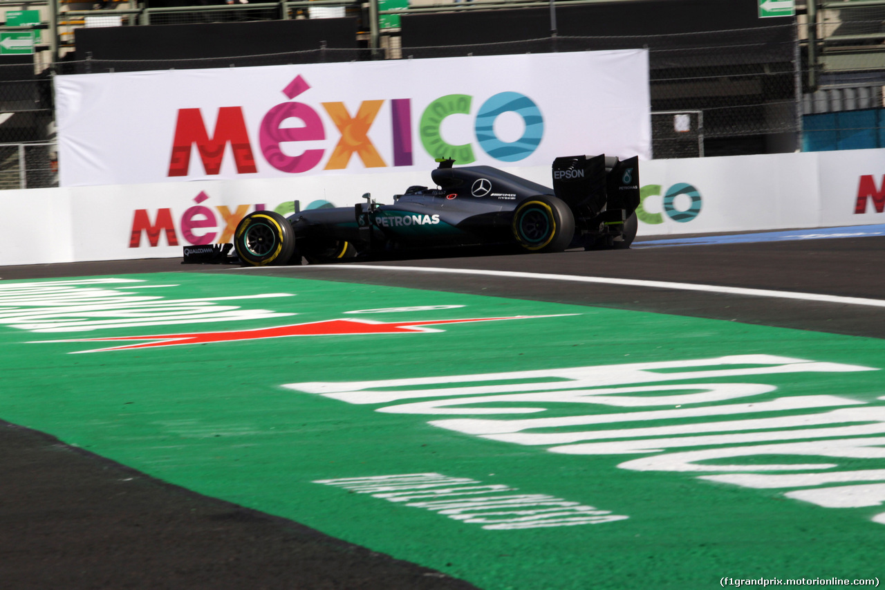 GP MESSICO, 29.10.2016 - Prove Libere 3, Nico Rosberg (GER) Mercedes AMG F1 W07 Hybrid