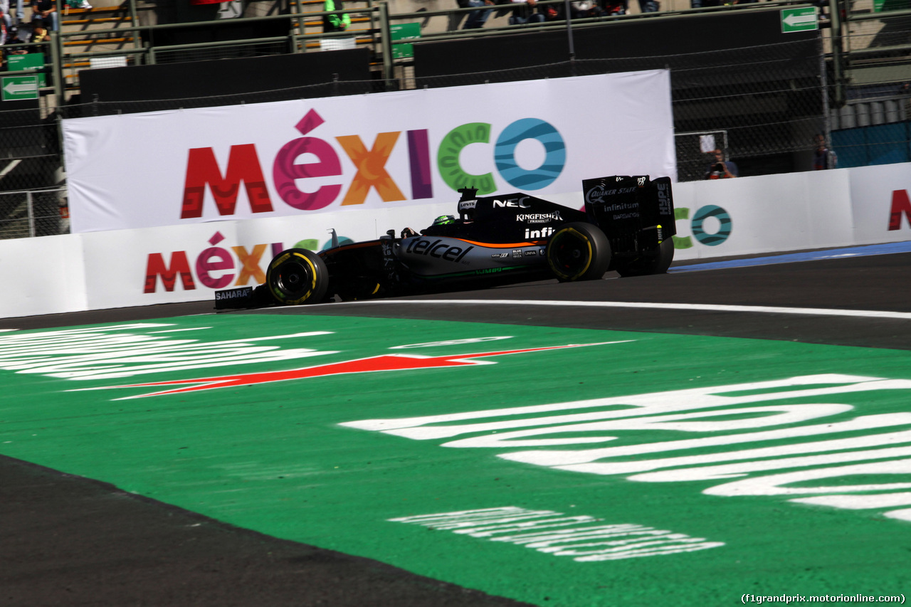 GP MESSICO, 29.10.2016 - Prove Libere 3, Nico Hulkenberg (GER) Sahara Force India F1 VJM09
