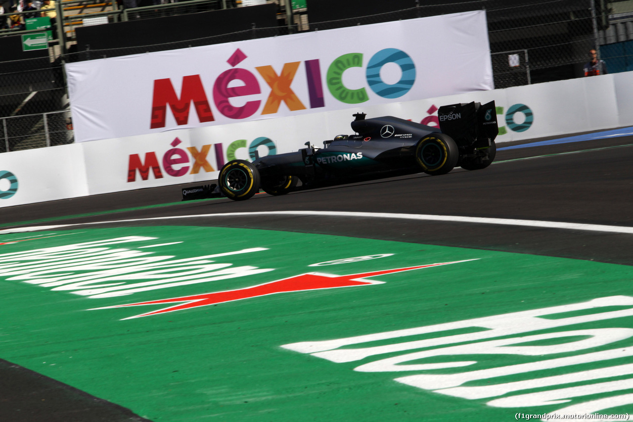 GP MESSICO, 29.10.2016 - Prove Libere 3, Lewis Hamilton (GBR) Mercedes AMG F1 W07 Hybrid