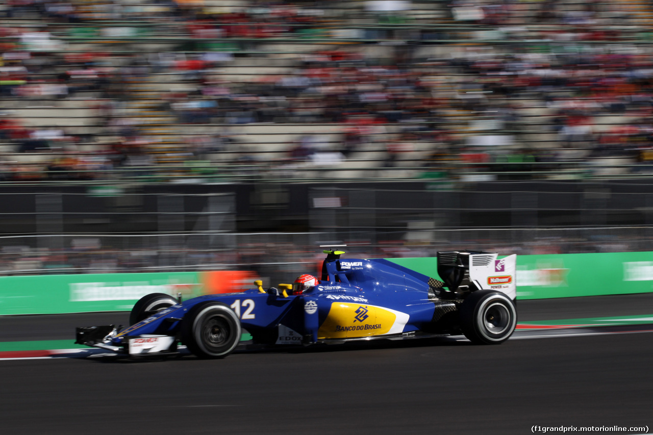 GP MESSICO, 29.10.2016 - Prove Libere 3, Felipe Nasr (BRA) Sauber C34