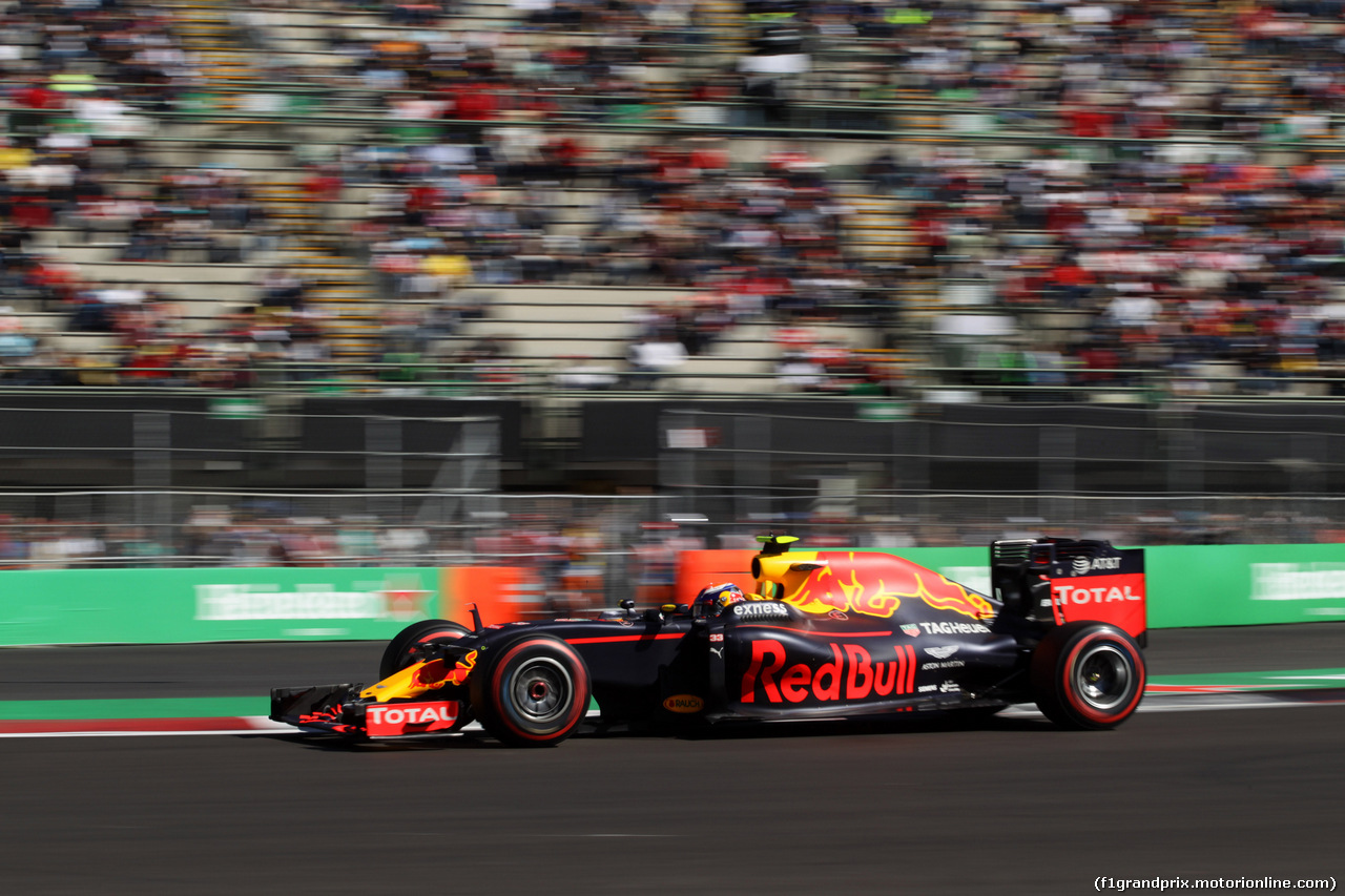 GP MESSICO, 29.10.2016 - Prove Libere 3, Max Verstappen (NED) Red Bull Racing RB12