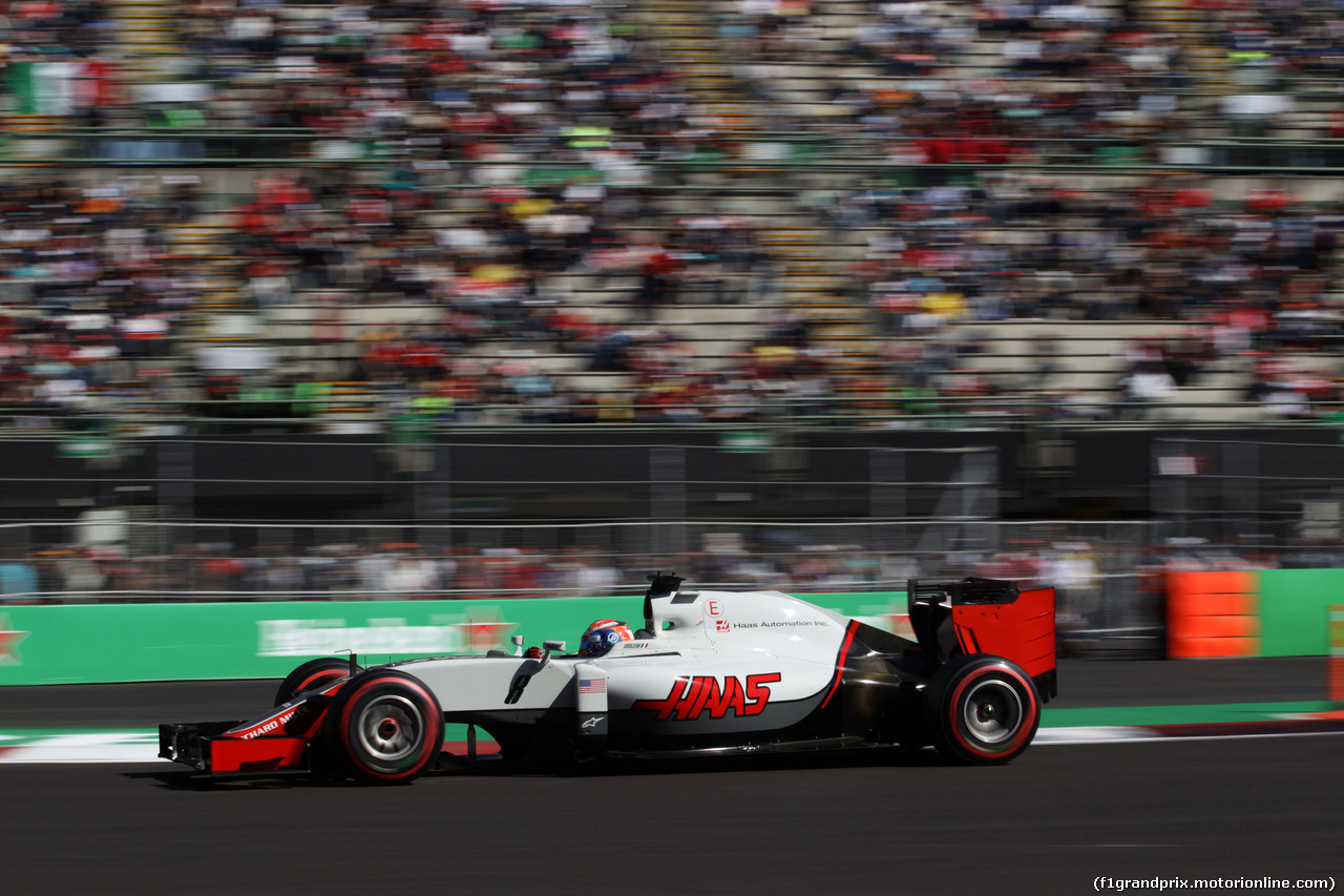 GP MESSICO, 29.10.2016 - Prove Libere 3, Romain Grosjean (FRA) Haas F1 Team VF-16