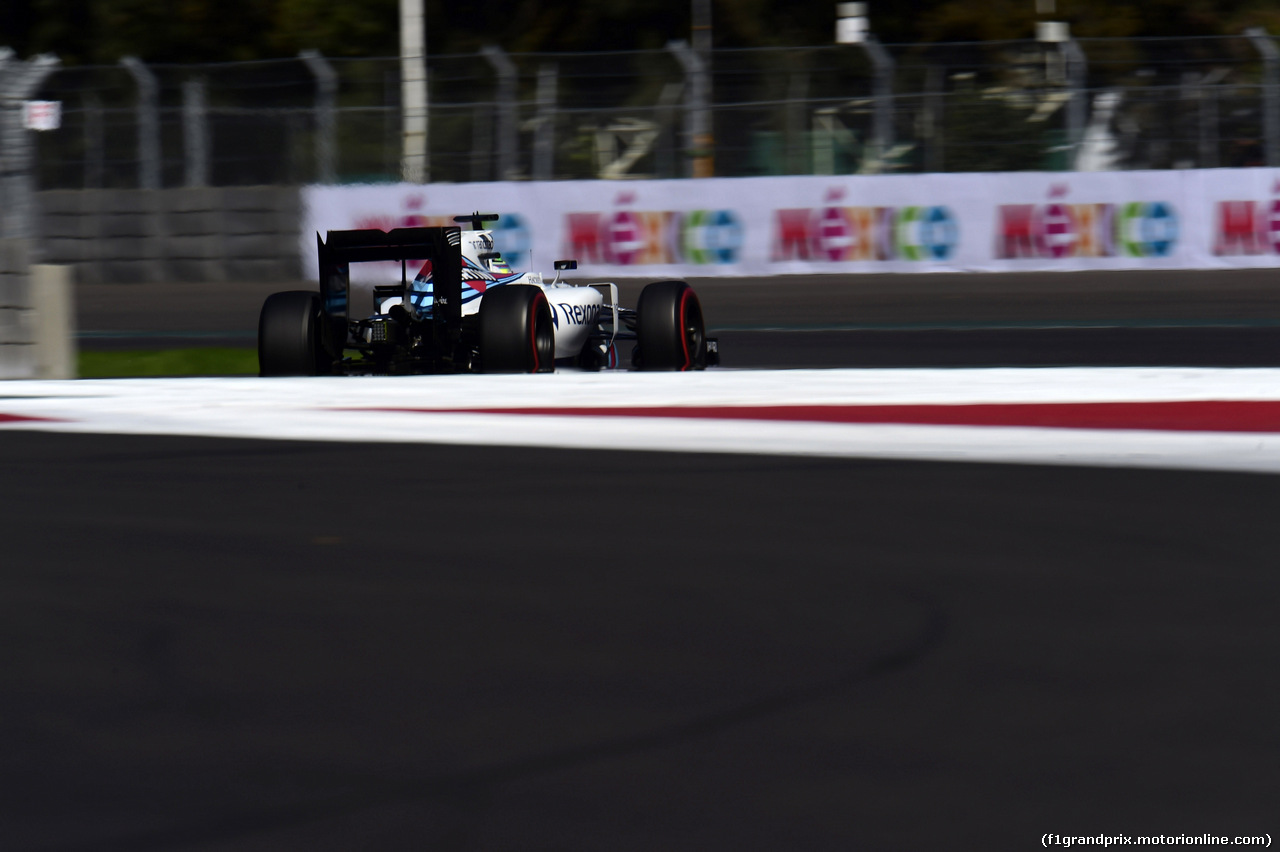 GP MESSICO, 29.10.2016 - Prove Libere 3, Felipe Massa (BRA) Williams FW38