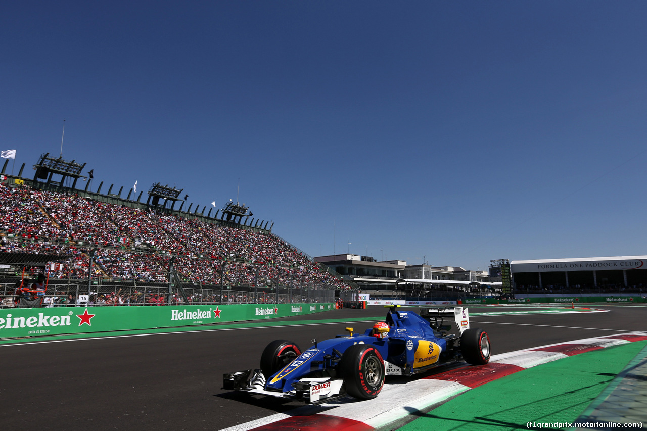 GP MESSICO, 29.10.2016 - Qualifiche, Felipe Nasr (BRA) Sauber C34