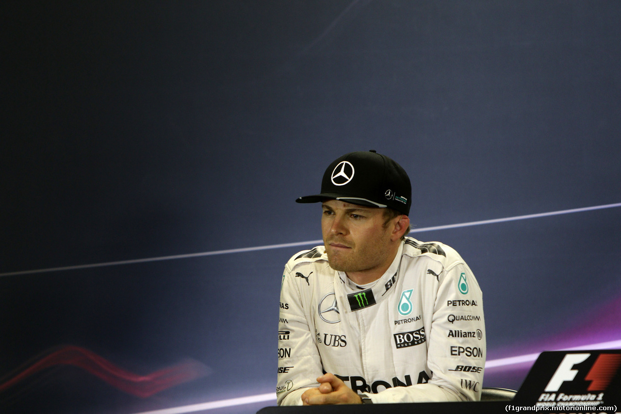 GP MESSICO, 29.10.2016 - Qualifiche, Conferenza Stampa, Nico Rosberg (GER) Mercedes AMG F1 W07 Hybrid