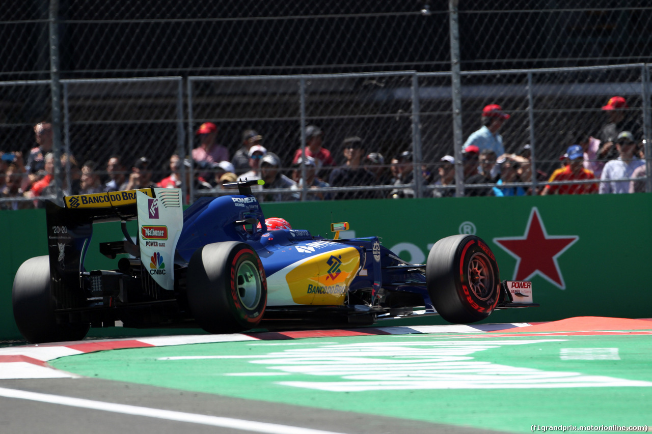 GP MESSICO, 29.10.2016 - Qualifiche, Felipe Nasr (BRA) Sauber C34