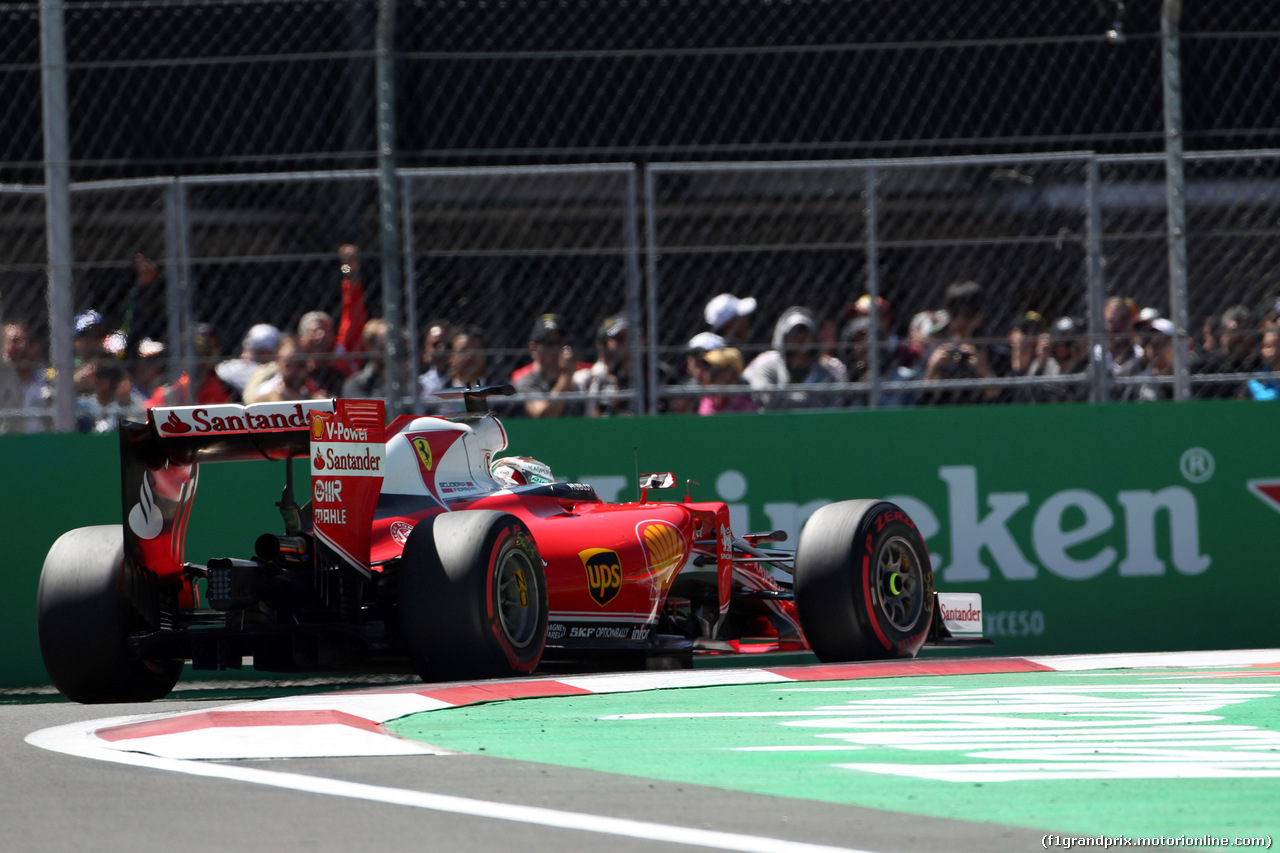 GP MESSICO, 29.10.2016 - Qualifiche, Sebastian Vettel (GER) Ferrari SF16-H
