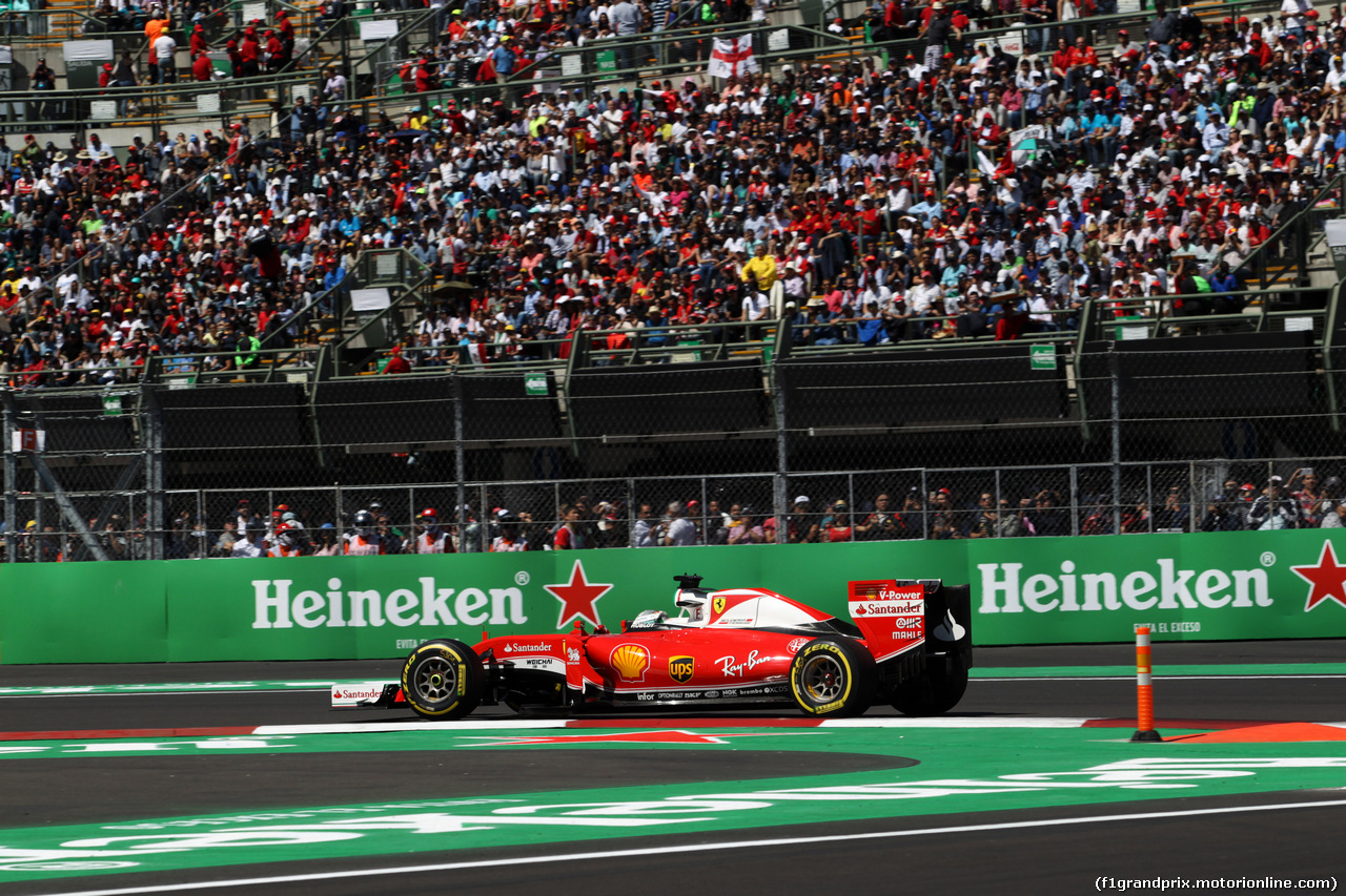 GP MESSICO, 29.10.2016 - Qualifiche, Sebastian Vettel (GER) Ferrari SF16-H