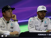 GP MESSICO, 29.10.2016 - Qualifiche, Conferenza Stampa, Nico Rosberg (GER) Mercedes AMG F1 W07 Hybrid e Lewis Hamilton (GBR) Mercedes AMG F1 W07 Hybrid