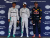 GP MESSICO, 29.10.2016 - Qualifiche, secondo Nico Rosberg (GER) Mercedes AMG F1 W07 Hybrid, Lewis Hamilton (GBR) Mercedes AMG F1 W07 Hybrid pole position e terzo Max Verstappen (NED) Red Bull Racing RB12