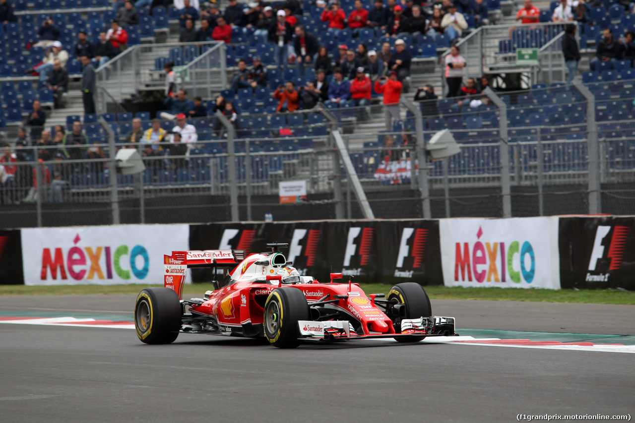 GP MESSICO, 28.10.2016 - Prove Libere 1, Sebastian Vettel (GER) Ferrari SF16-H