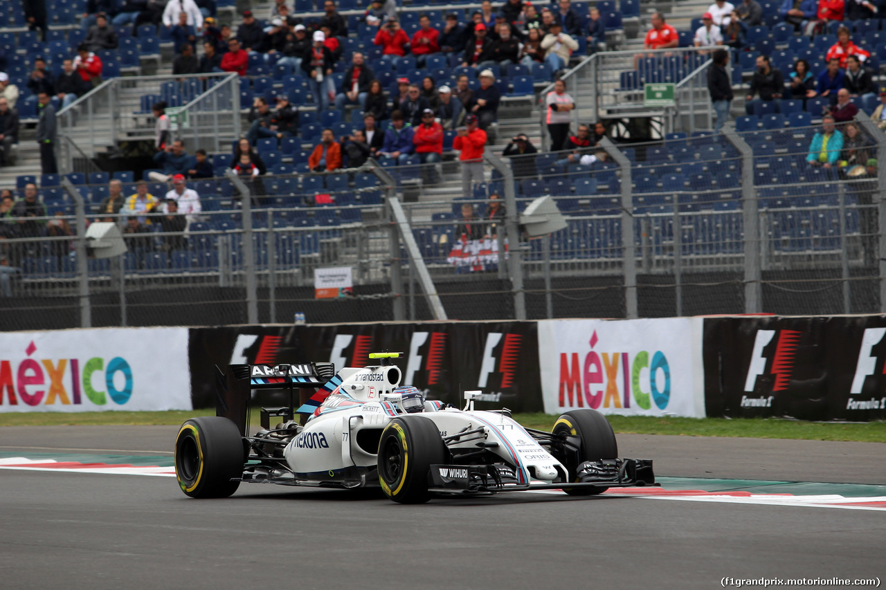 GP MESSICO, 28.10.2016 - Prove Libere 1, Valtteri Bottas (FIN) Williams FW38