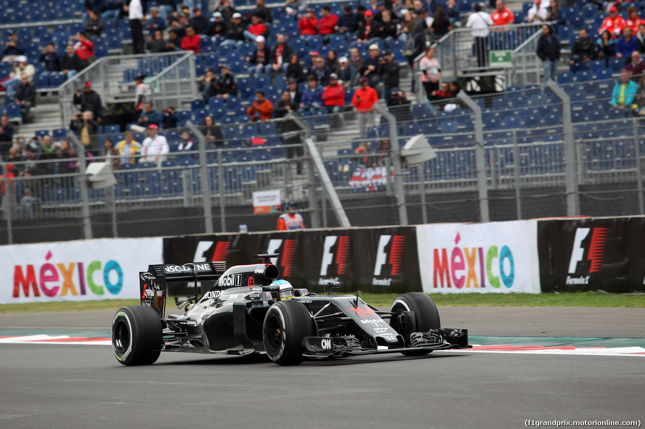 GP MESSICO, 28.10.2016 - Prove Libere 1, Fernando Alonso (ESP) McLaren Honda MP4-31