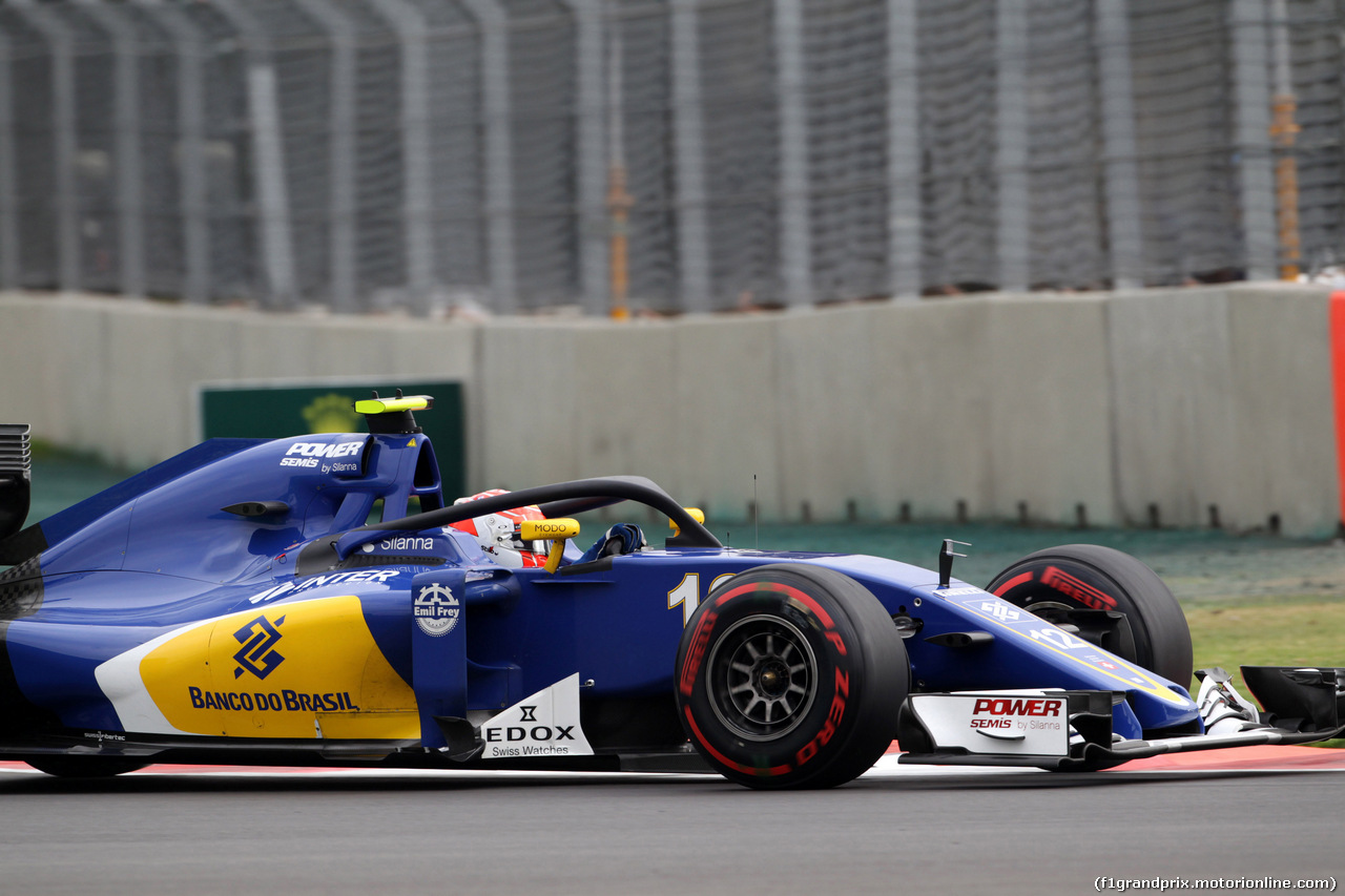 GP MESSICO, 28.10.2016 - Prove Libere 1, Felipe Nasr (BRA) Sauber C34 with Halo cockpit cover