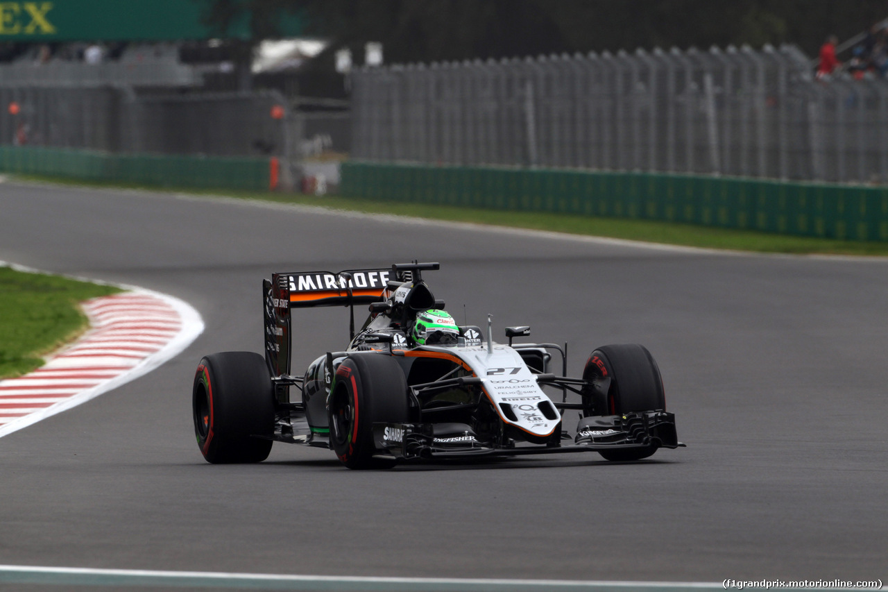 GP MESSICO, 28.10.2016 - Prove Libere 1, Nico Hulkenberg (GER) Sahara Force India F1 VJM09
