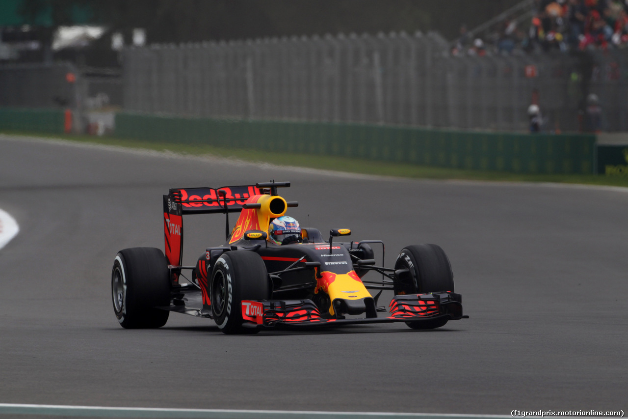 GP MESSICO, 28.10.2016 - Prove Libere 1, Daniel Ricciardo (AUS) Red Bull Racing RB12