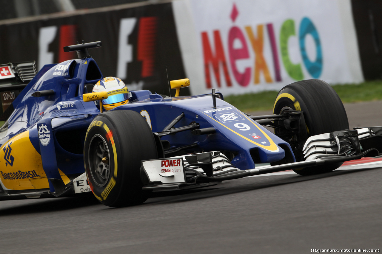 GP MESSICO, 28.10.2016 - Prove Libere 1, Marcus Ericsson (SUE) Sauber C34