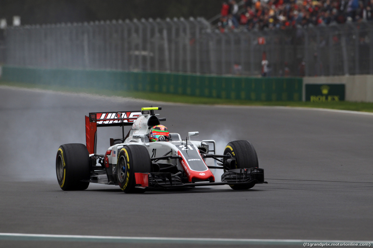 GP MESSICO, 28.10.2016 - Prove Libere 1, Esteban Gutierrez (MEX) Haas F1 Team VF-16