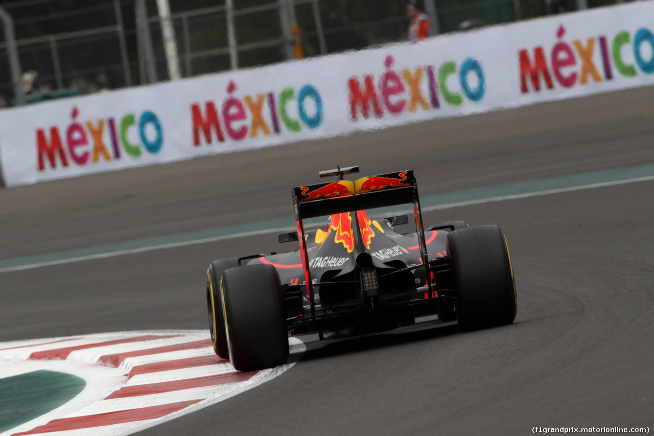 GP MESSICO, 28.10.2016 - Prove Libere 1, Daniel Ricciardo (AUS) Red Bull Racing RB12