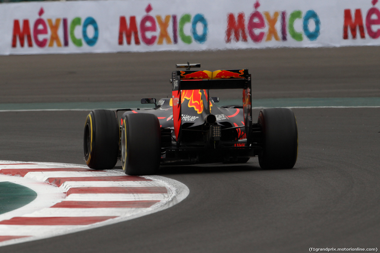 GP MESSICO, 28.10.2016 - Prove Libere 1, Daniel Ricciardo (AUS) Red Bull Racing RB12