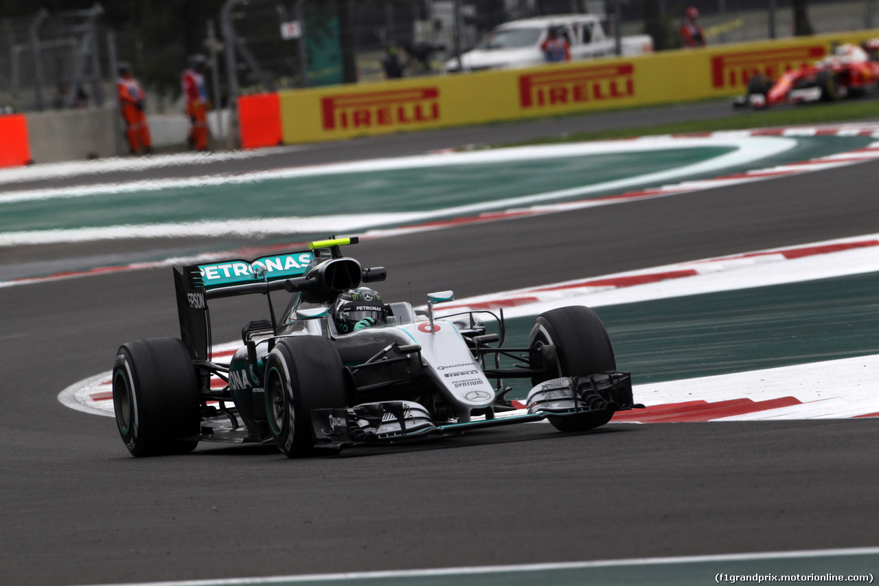 GP MESSICO, 28.10.2016 - Prove Libere 1, Nico Rosberg (GER) Mercedes AMG F1 W07 Hybrid