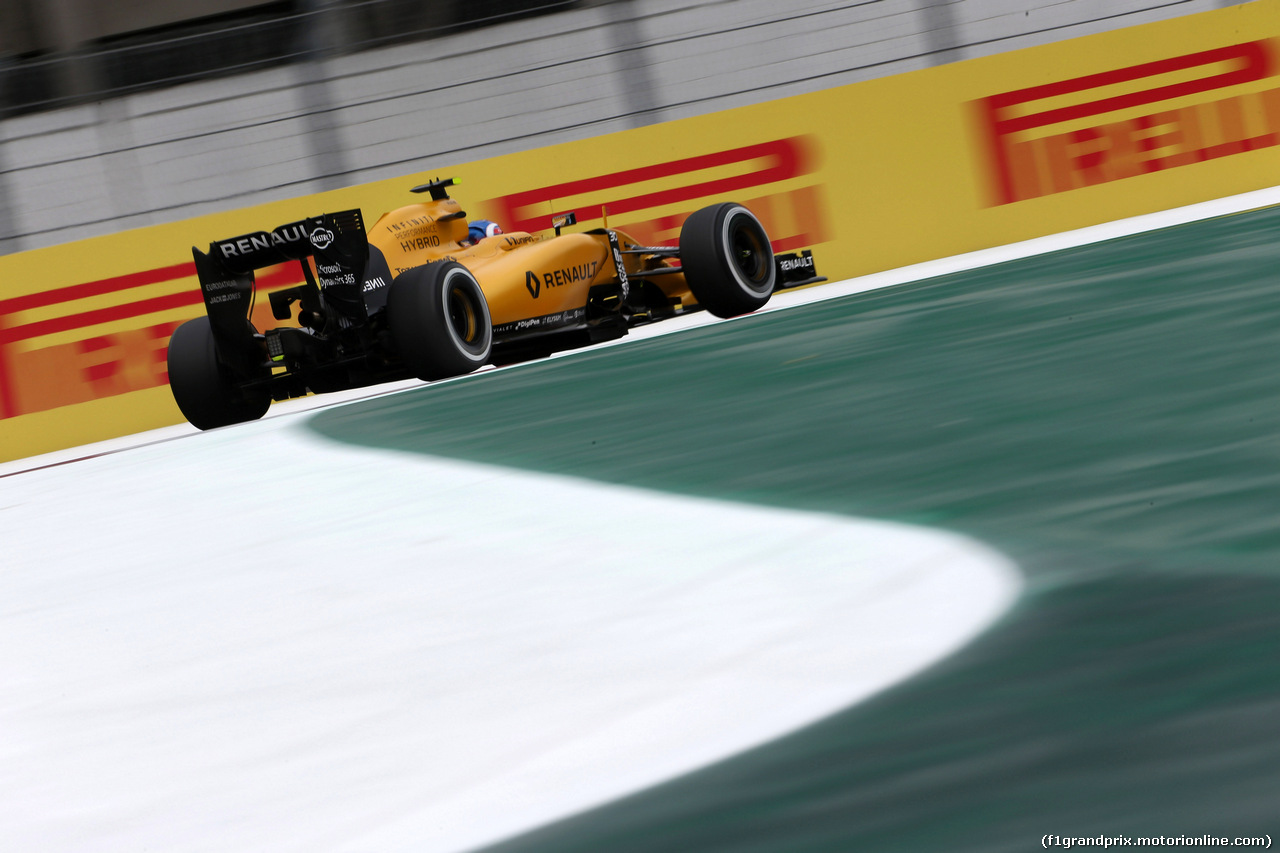 GP MESSICO, 28.10.2016 - Prove Libere 1, Jolyon Palmer (GBR) Renault Sport F1 Team RS16