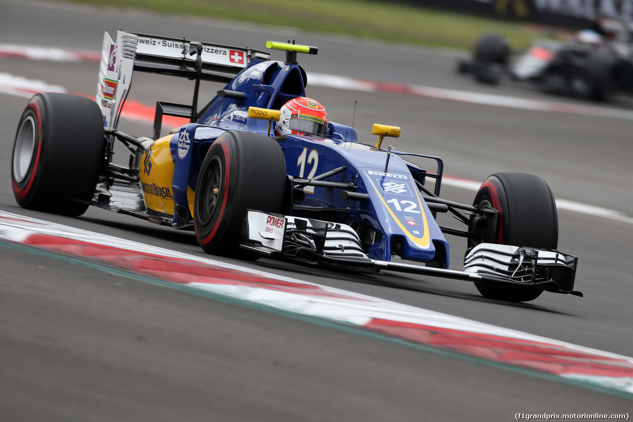 GP MESSICO, 28.10.2016 - Prove Libere 1, Felipe Nasr (BRA) Sauber C34